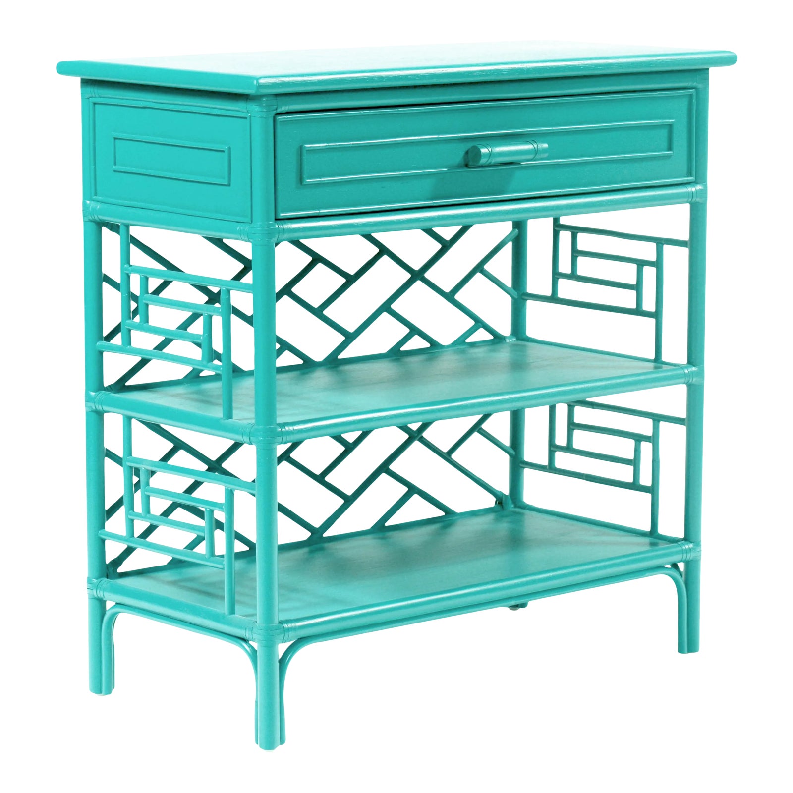 Chippendale End Table Turquoise Chairish