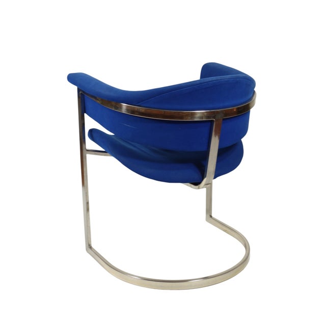 Metal Vintage Chrome Chairs by Vittorio Introini for Mario Sabot, 1970, Set of 10 For Sale - Image 7 of 18