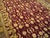 1890s Red Burgundy Floral Antique N. Indian Agra Rug 4' X 8'5" Handknotted Wool Carpet For Sale - Image 4 of 6