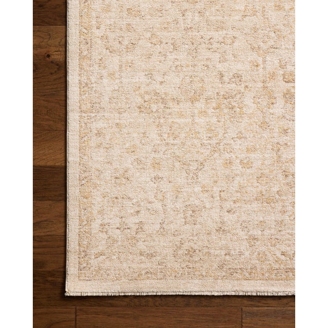 2020s Chris Loves Julia x Loloi Palma Ivory / Sand 5'-3" x 7'-6" Area Rug For Sale - Image 5 of 7