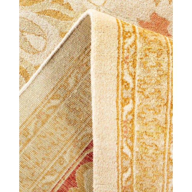 Mogul, One-of-a-Kind Hand-Knotted Area Rug in Ivory, 9' 2" x 12' 2" For Sale In New York - Image 6 of 8