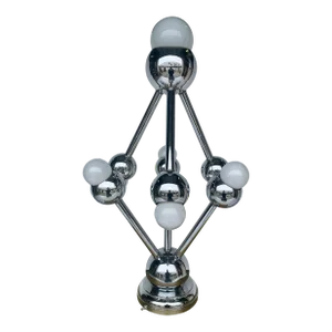 1960’s Atomic Space Age Era Atomium Chrome Table Lamp