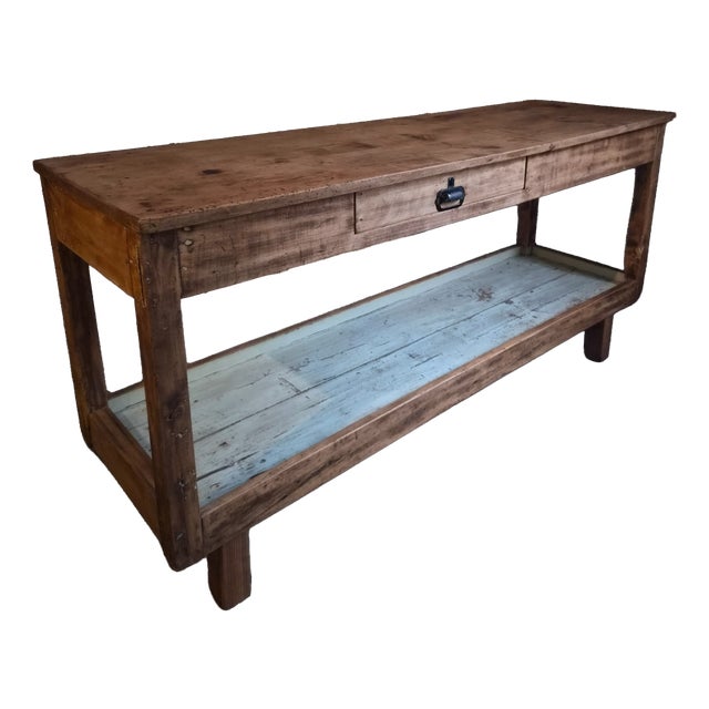 Antique French Draper's Table, 1920s For Sale