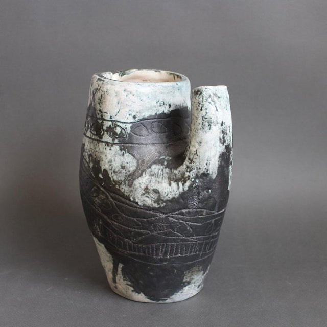 Vintage French Ceramic Pitcher by Jacques Blin For Sale - Image 3 of 18