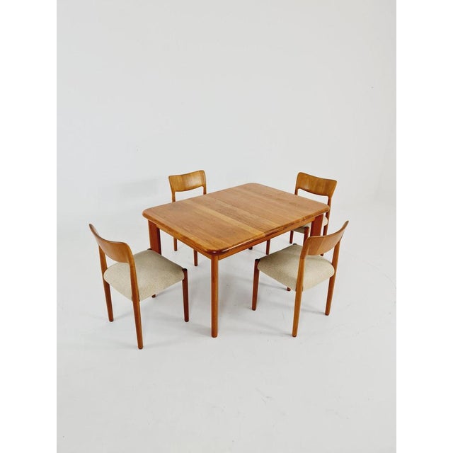 Brown Mid-Century Teak Dining Table from Glostrup Mobelfabrik, 1960s For Sale - Image 8 of 12