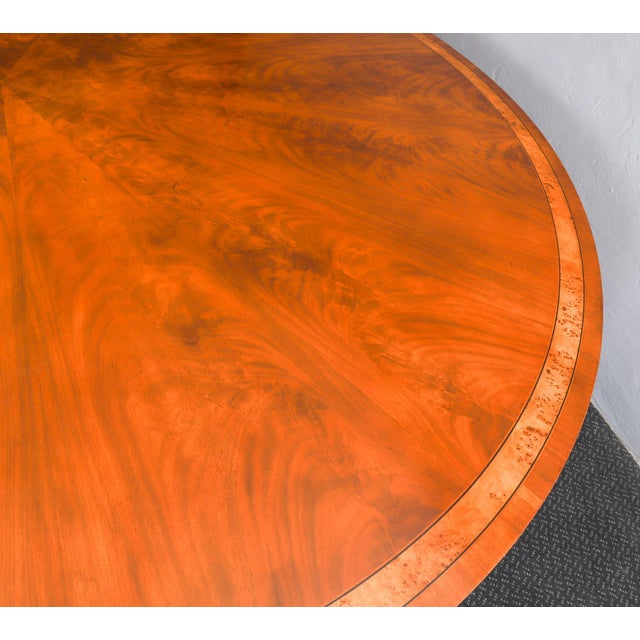 Vintage Flame Mahogany Dining Table and Chairs, Set of 11 For Sale - Image 6 of 18