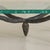 French Two-Tier Iron + Chiseled Glass Side Table, 1960s For Sale - Image 11 of 11