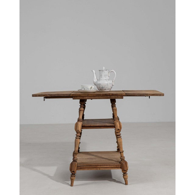 19th Century France Tan Wood Console Table For Sale In Greensboro - Image 6 of 10