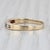 2010s 0.22ctw Multicolor Diamond Ring 14k Gold Stackable Wedding Band Size 6.75 For Sale - Image 5 of 8