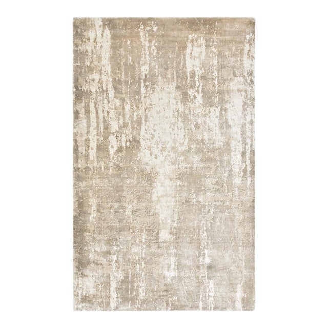 Hagues, Contemporary Abstract Hand Loomed Area Rug, Beige, 8 X 10 Chairish