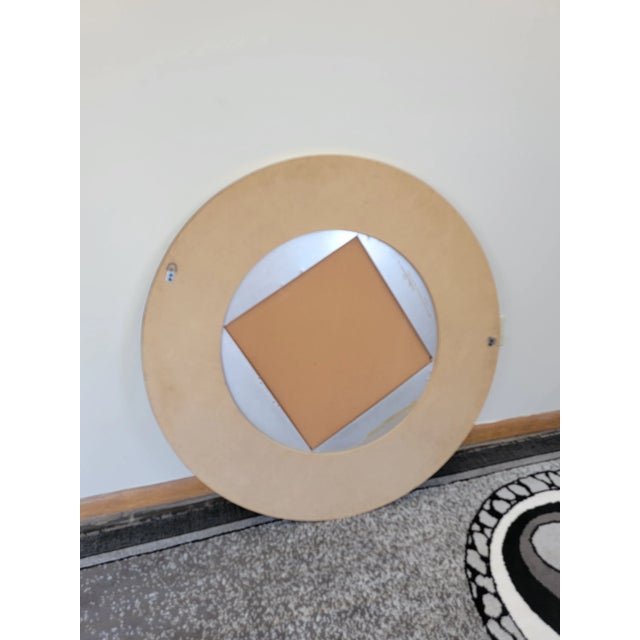 1980s Large Post Modern Decorative Mixed Media Mirror For Sale In Cleveland - Image 6 of 11