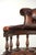 English Cowhide Chesterfield Swivel and Tilt Button Office Chair For Sale - Image 10 of 16
