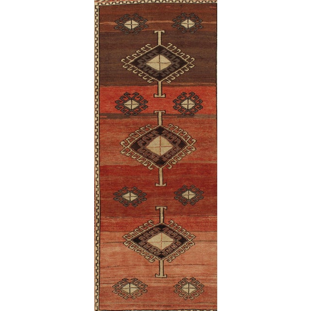 Textile Vintage Turkish Oushak Rug 3'3 X 6'3 For Sale - Image 7 of 8