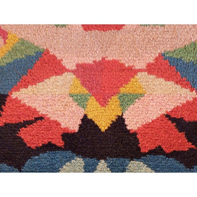 Vintage Flowers and Space Rug, Italy, 1980s For Sale - Image 6 of 18