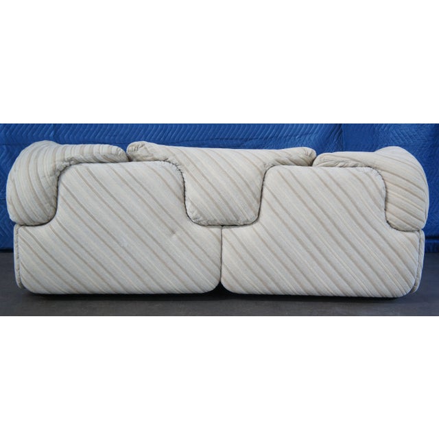 Alberto Rosselli Saporiti Italia Post Modern Confidential Sofa For Sale - Image 4 of 13