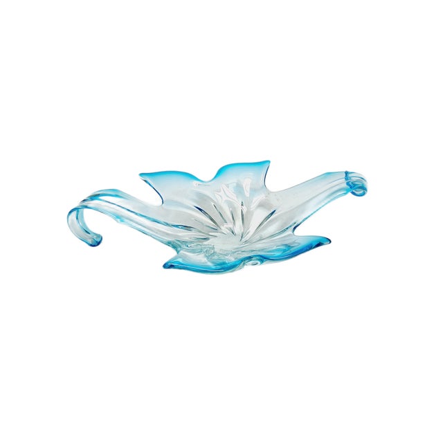 Postmodern Sommerso Murano Glass Fruit Bowl from Mandruzzato, Italy, 1950 For Sale - Image 11 of 14