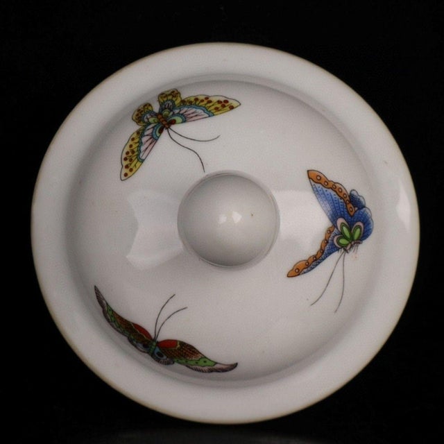 Chinese Chinoiserie Famille Rose Seven Sages of Bamboo Grove Figural Lidded Ginger Jar For Sale - Image 9 of 9