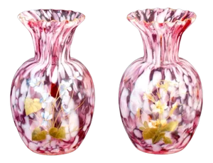 French Saint Diversity of the Pale of Vasis Lograp Vases, 1800s, Set of 2