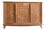 Large Art Deco Oak Sideboard Chevron Veneer, 1930s For Sale