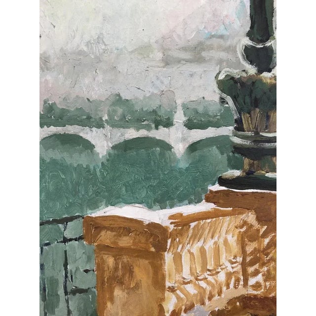 Jean Bernard, Bateau du Léman, Belle Époque et pont du Mont Blanc, Genève, Oil on Canvas For Sale - Image 5 of 10