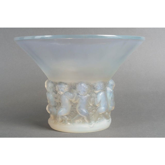 Gray Opalescent Farandole Vase by René Lalique for Lalique, 1930 For Sale - Image 8 of 8