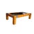 1970s Burl & Smoke Glass Coffee Table With Chrome Trim in the Style of Milo Baughman For Sale