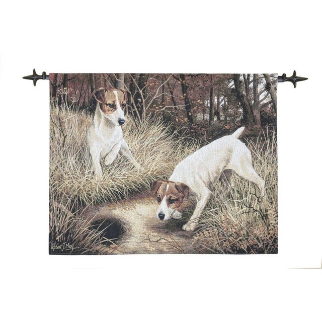 This beautiful tapestry is woven on a jacquard loom by skilled weavers, keeping alive the centuries old tradition of...