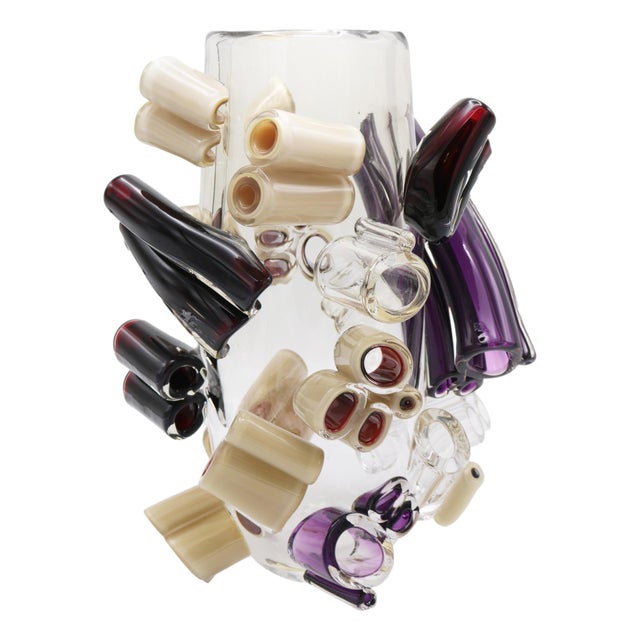 Martin Potsch Contemporary Art Glass Vase For Sale