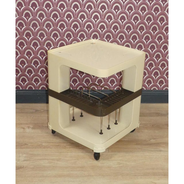 Flair Side Table in Plastic for Cassette Records, 1970s For Sale - Image 14 of 14