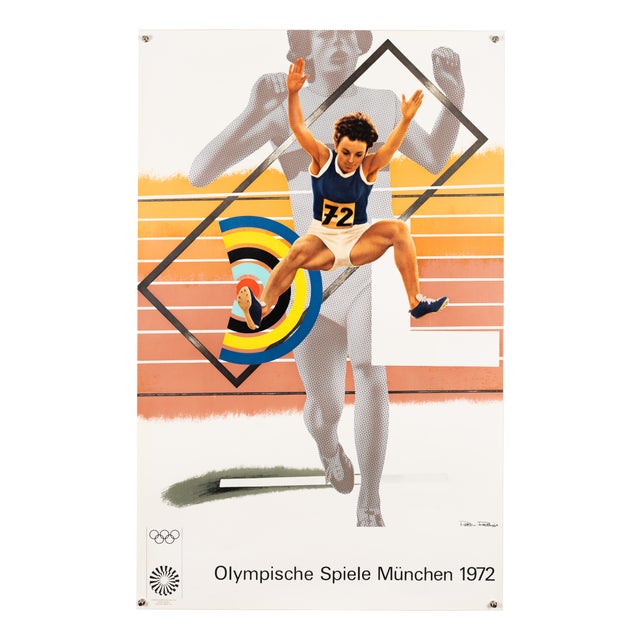 Olympia 1972 Olympic Poster from Peter Phillips For Sale