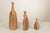 Vintage Set of 3 Carved Wood Bottles For Sale - Image 4 of 12