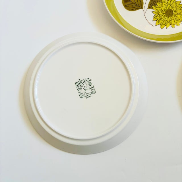 Mid Century Mikasa Duplex Dahlia by Ben Seibel Salad Plates - Set of 5 For Sale - Image 11 of 13
