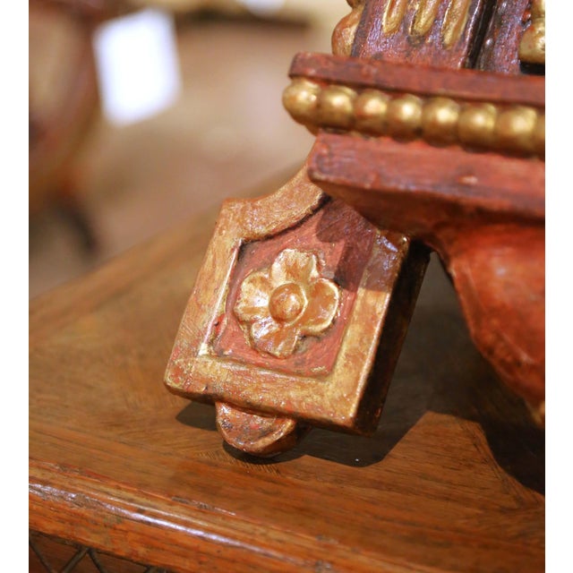 Red 19th Century Italian Baroque Revival Carved and Gilt Lectern or Book Stand For Sale - Image 8 of 12