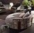 Modern Minotti Florida Outdoor Round Loveseat For Sale - Image 3 of 12