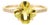 Modern Glam 2.04ct Lemon Topaz Diamond Clover Cocktail Ring in 14k Gold Size 4 For Sale