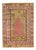 House of Séance - 1880s Antique Anatolian Wool Pile Temple Prayer Small Accent Hand-Knotted Rug - 3′11″ × 5′7″ For Sale