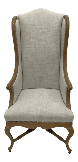 French Provincial Washed Oak Arm Chair