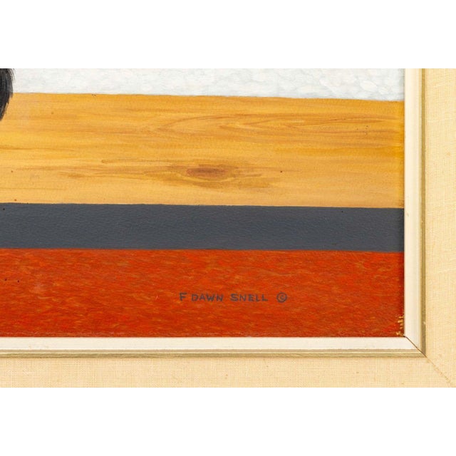 F. Dawn Snell "Me and My Shadows" Mix Media, 1989 For Sale In New York - Image 6 of 9