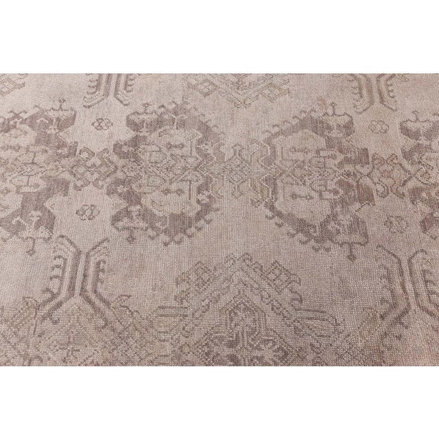 1930s Turkish Oushak Rug For Sale - Image 5 of 9