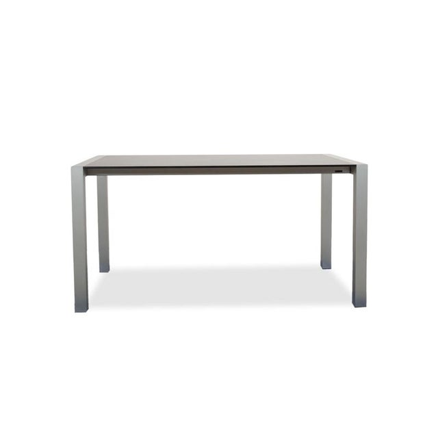 Kristalia Sushi Wooden Dining Table in Anthracite Silver with Manual Extension Function For Sale - Image 12 of 14