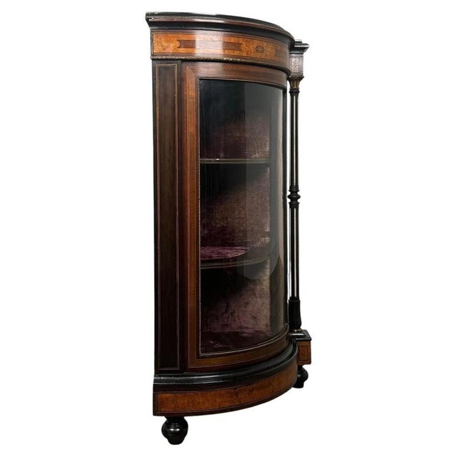 19th Century Victorian Burr Walnut Credenza For Sale - Image 4 of 11