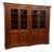 Classic English Bookcase with Columns For Sale