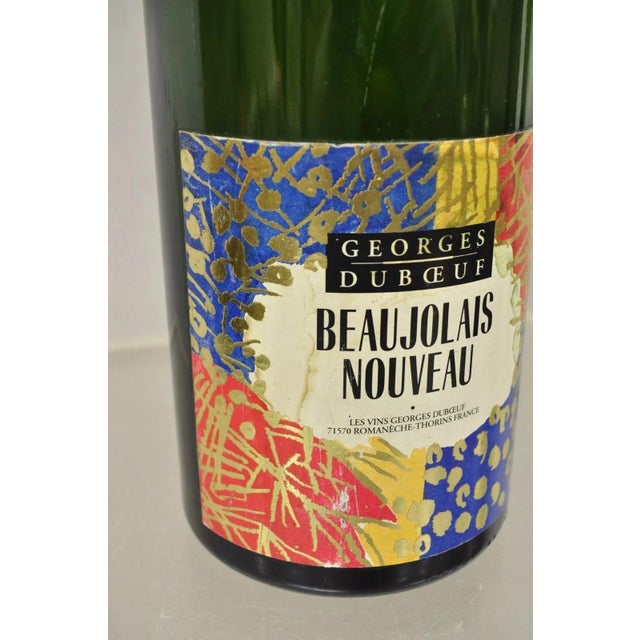 2002 George Duboeuf Beaujolais Nouveau VTG Display Dummy Wine Champagne Bottle For Sale - Image 4 of 9