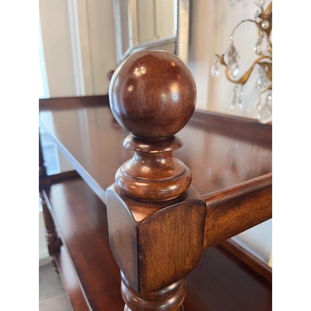 Victorian Vintage Mahogany Buffet Table For Sale - Image 3 of 6