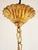 Vintage Gilt Metal Italian Chandelier With Blue Opaline Crystals For Sale - Image 12 of 12