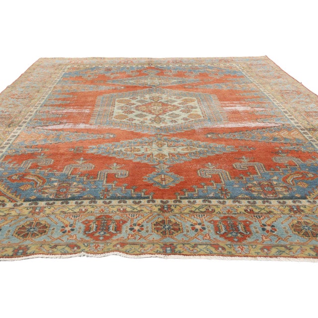 Tribal Antique Persian Viss Rug - 08'03 x 11'08 For Sale - Image 3 of 9