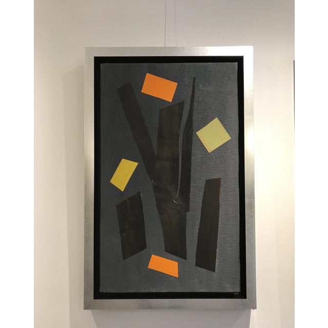 Glued wood slats. Born in the canton of Friborg, Gilbert Pauli (1944 - 2020) lived in Geneva, where he devoted himself to...