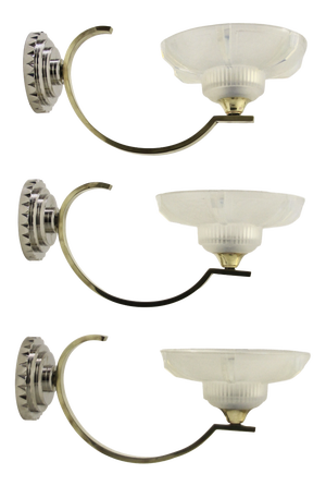 Large French Art Deco Wall Light from Ezan, 1930s