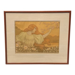 "Les Eglantines" by Paul Emile Berthon For Sale
