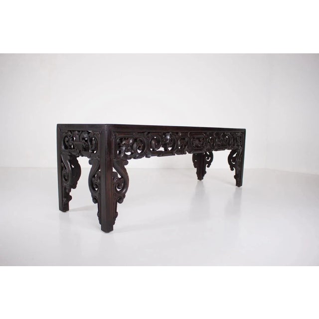 Large Console Hongmu, China, 1890s For Sale - Image 6 of 11